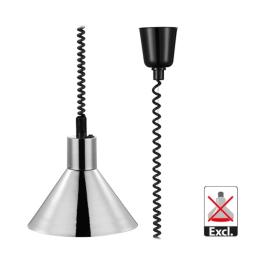 Hotte chauffante - H 21,5 CM - 1,13 KG - Ø26,7 CM - 220 - 240 V - Métal - Chromé - Caterchef - 688043