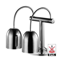 Lampe chauffante - H 61 x 46 x 48,6 CM - 8,81 KG - Ø15,6 CM - 220 - 240 V - Inox - Chromé - Caterchef - 688252