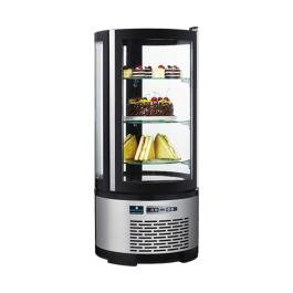Koelvitrine - H 103 CM - 48 KG - Ø48 CM - 220 - 240 V - 210 W - Geventileerd - R600A - 100 Liter - +2°C / +8°C - CaterCool - 712032