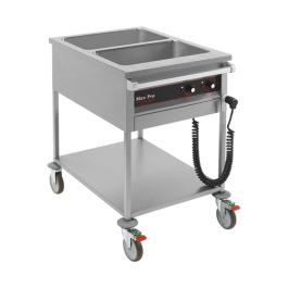 Bain Marie - H 90 x 60 x 85 CM - 37 KG - 220 - 240 V - 2100 W - Inox - MaxPro - 921350