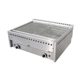 Lavasteen Grill - H 33 x 78 x 68 CM - 51.9 KG - Aardgas - 18 CM - RVS - 508210