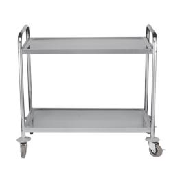 Chariot de service - H 94 x 92,2 x 60,2 CM - 10 KG - Inox - Caterchef - 535001