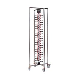 Porte-assiettes Pliable - H 189 x 48 x 48 CM - 21,5 KG - Inox - Plate Mate - 556032