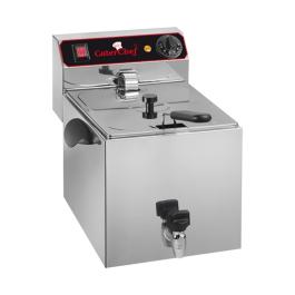 Friteuse - H 35 x 33,5 x 51,5 CM - 6,9 KG - 220 - 240 V - 3250 W - Inox - 9 Litre - Electrique - Caterchef - 6570PVE