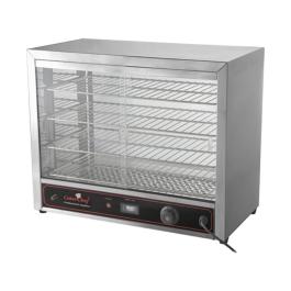 Warmhoudvitrine - H 53 x 64 x 36 CM - 45 KG - 220 - 240 V - 1000 W - RVS - +30°C / +85°C - Caterchef - 680050