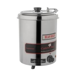 Marmite à soupe - H 35,2 CM - 3,32 KG - Ø28,5 CM - 220 - 240 V - 300 W - Inox - 5,7 Litre - Couvercle à charnière - Caterchef - 680105