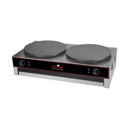 Crêpe Bakapparaat - H 24 x 86.2 x 51 CM - 42 KG - Ø40 CM - 220-240 V - 6000 W - Gietijzer - +0°C / +300°C - Caterchef - 688084