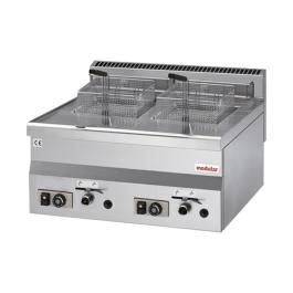 Friteuse - H 28 x 60 x 60 CM - 34 KG - Aardgas - 13.6 CM - RVS - 8 Liter - Gas - Modular - 316652