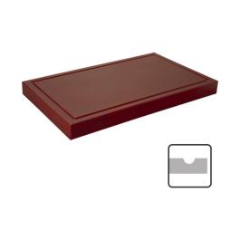 Lame de coupe - 60 x 33 CM - 7 775 KG - Polyéthylène - Marron - Caterchef - 882592