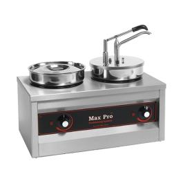 Chauffe Sauce - H 43 x 50.3 x 29 CM - 11.11 KG - 220 - 240 V - 500 W - Acier Inoxydable - 4.5 Litre - +30°C / +90°C - MaxPro - 921462