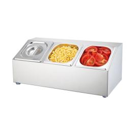 Garniture - H 23 x 53 x 26 CM - 3,2 KG - acier inoxydable - 861180