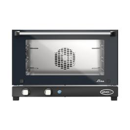 Heteluchtoven - H 40.2 x 60 x 58.7 CM - 24.5 KG - 220 - 240 V - 2700 W - RVS - +80°C / +260°C - Unox - 596062