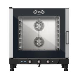 Cheflux - H 93.2 x 86 x 88.2 CM - 87 KG - 380 - 415 - Sans - Prise V - 10500 W - Inox - +80°C / +260°C - Unox - 596734
