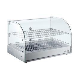Warmhoudvitrine - H 37.6 x 55.4 x 37.6 CM - 16 KG - 220 - 240 V - 800 W - RVS - +30°C / +90°C - Caterchef - 688081