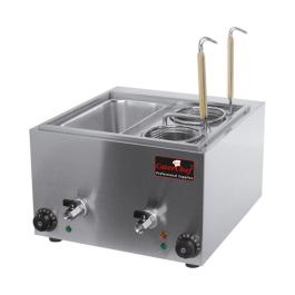 Pasta-Kookapparaat - H 31 x 42.2 x 51 CM - 9.4 KG - 220 - 240 V - 3000 W - RVS - 8.8 Liter - +30°C / +100°C - Caterchef - 688240