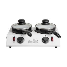 Chocolade Warmer - H 15.8 x 35 x 22.8 CM - 2.83 KG - 220 - 240 V - 80 W - RVS - 1.25 Liter - +30°C / +80°C - Caterchef - 921540
