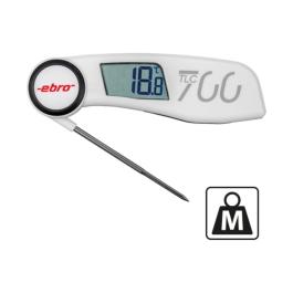 Jauge de Température à Coeur - H 1.5 x 3.3 CM - 0.041 KG - 11.8 CM - Acrylonitrile-Butadiène-Styrène (Abs) - -30°C / +220°C - Ebro - 926010