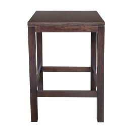 Table de poker - Pub 4 faces - Noyer - 70x70 CM