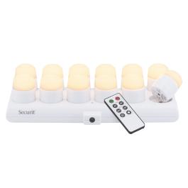 Theelicht Set - Amsterdam - Led - Warm Licht - Wit - Securit