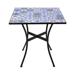 Terrasafel Greece - Keramiek - Zwart - H 72.5 x B 70 x D 70 CM - G-Line