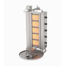 Donergrill - Gas - 5 brander - Motor boven - Naomi - EC.O.5.G