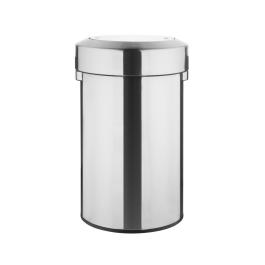 Poubelle - 70 L - Argent - Acier - Bolero