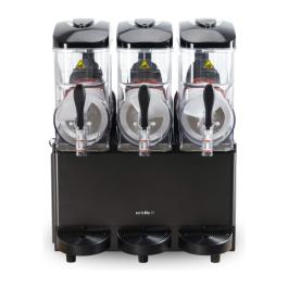 Slush machine - 3 x 12 L  - 230V - 1080W - Zwart - RVS - Hendi