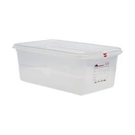 Voedseldoos - 1/1 GN - 28 Liter - H 20 x 53 x 32.5 CM - Polypropyleen - Transparant - -40°C / +100°C - Denox - 600550