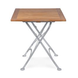 Terrastafel - Hout - Gietijzer - H 76.5 x B 80 x D 80 CM - G-Line