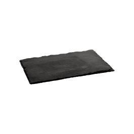 Assiette - Noire - Ardoise - L 30 x P 20 cm - G-Line