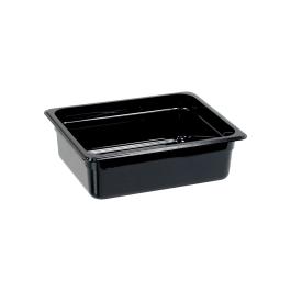 Bac gastronorme - 1/2 GN - 100 MM - Noir - Polycarbonate - G-Line
