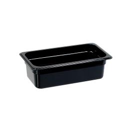 Bac gastronorme - 1/3 GN - 100 MM - Noir - Polycarbonate - G-Line