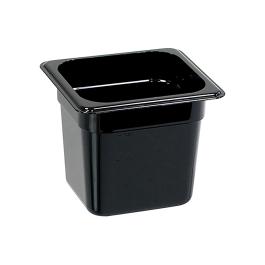 Bac gastronorme - 1/6 GN - 150 MM - Noir - Polycarbonate - G-Line