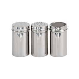 Shaker cannelle - 0,4 litre - acier inoxydable - Ø 7 x H 13 CM - G-Line