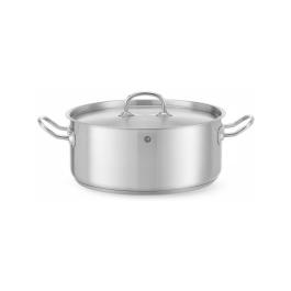 Poêle de cuisson - Basse - Couvercle - Ø28 cm - 7,5 litres - Hendi - Kitchen Line - 836033