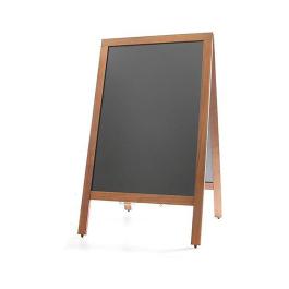 Panneau de trottoir à la craie - 70 x 120 cm - Noir - Hendi - 664018