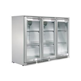Réfrigérateur porte vitrée - 258 Litre - Extérieur - 3 portes vitrées - Argent - Husky Alfresco - C3AF-HS-STEEL