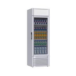 Réfrigérateur - 420 litres - 1 porte - Porte vitrée - Ventilé - Acier inoxydable - G-Line