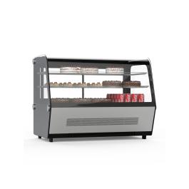 Vitrine réfrigérée - 1 porte - Meuble de table - 160 litres - inox - 230V - G-Line