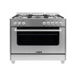 Cuisinière à gaz - Four électrique - 5 Fosse - Saro - 331-1160