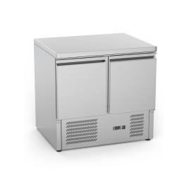 Koelwerkbank - 2-Deurs - 240 Liter - RVS - 230V - H 88 x B 90 x D 70 CM - G-Line