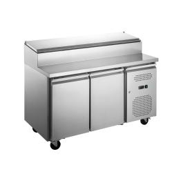 Koelwerkbank - 7x 1/3 GN - 2-Deurs - Vaste Opzet - 390 Liter - RVS - 230V - G-Line