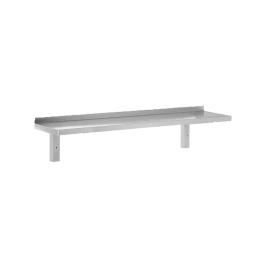 Wandschap - 80 x 30 CM - Incl. Steunen - RVS - G-Line
