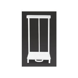 Support sac poubelle - H 88 x 43 x 33 CM - Acier - Jantex - L548