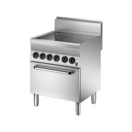 Cuisinière - 4 Foyers - Céramique - Bartscher - 115059