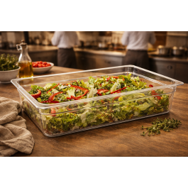 Bac gastronorme - 1/1 GN - 150 MM - Transparent - Polycarbonate - G-Line