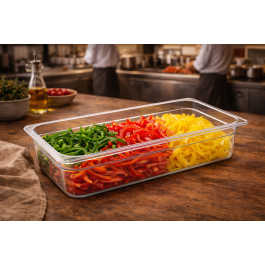 Bac gastronorme - 1/2 GN - 150 MM - Transparent - Polycarbonate - G-Line
