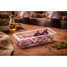 Bac gastronorme - 1/3 GN - 100 MM - Transparent - Polycarbonate - G-Line
