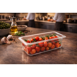 Bac gastronorme - 1/4 GN - 150 MM - Transparent - Polycarbonate - G-Line