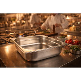 Bac gastronorme - 2/3 GN - 40 MM - acier inoxydable - G-Line